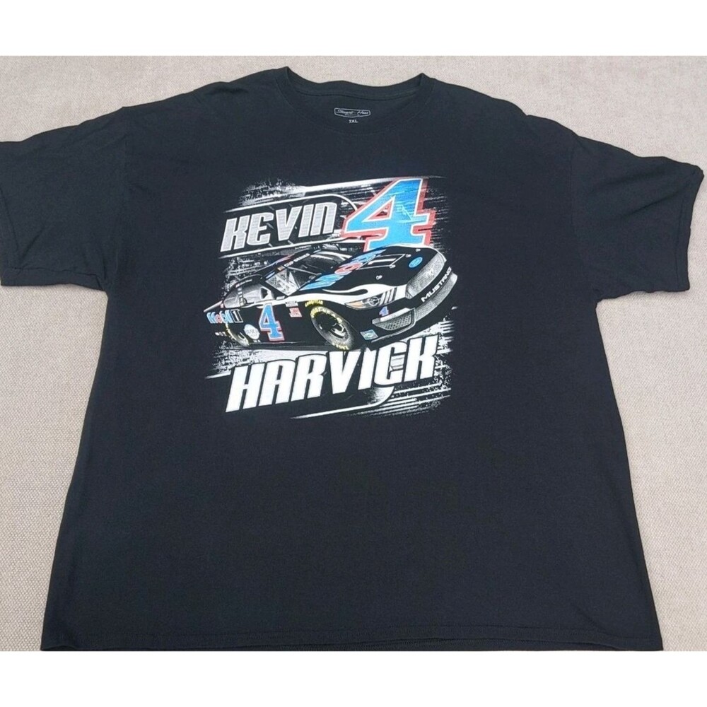 Kevin Harvick #4 Stewart-Haas Racing  Black 2XL T-shirt NASCAR Pre-owned